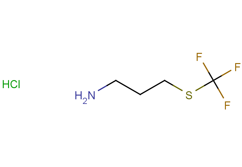 3-[(trifluoromethyl)sulfanyl]propan-1-amine hydrochloride