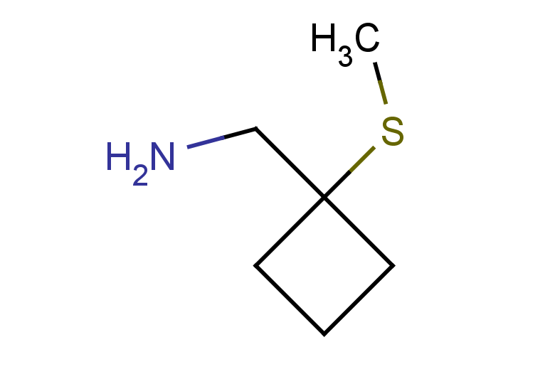 [1-(methylsulfanyl)cyclobutyl]methanamine