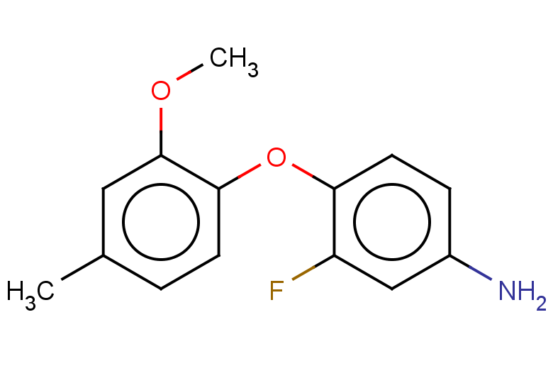 3-fluoro-4-(2-methoxy-4-methylphenoxy)aniline