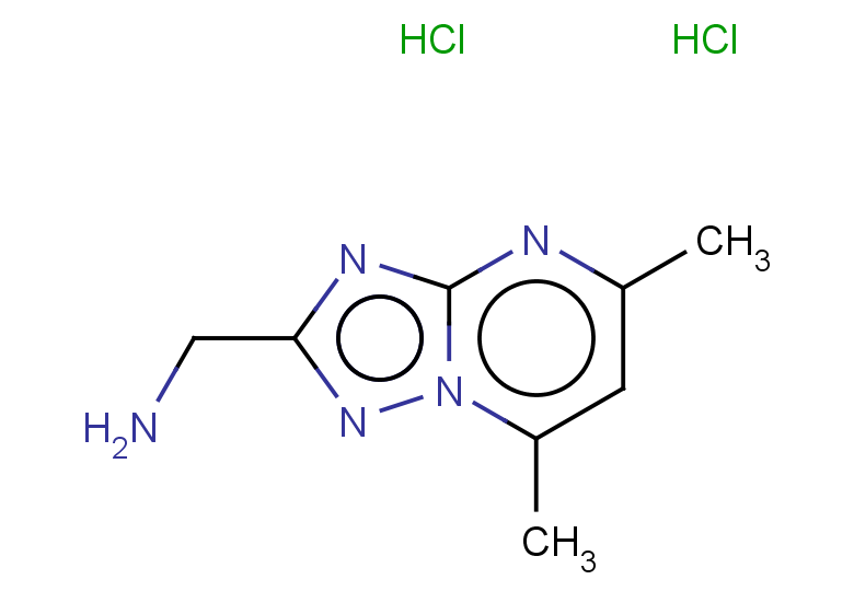 1-{5,7-dimethyl-[1,2,4]triazolo[1,5-a]pyrimidin-2-yl}methanamine dihydrochloride