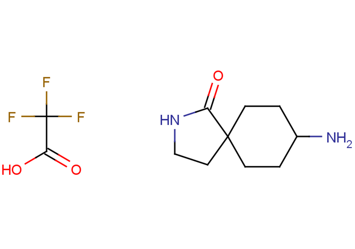 8-amino-2-azaspiro[4.5]decan-1-one, trifluoroacetic acid, Mixture of diastereomers