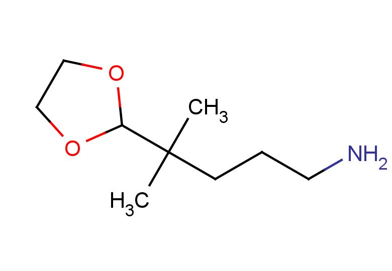4-(1,3-dioxolan-2-yl)-4-methylpentan-1-amine
