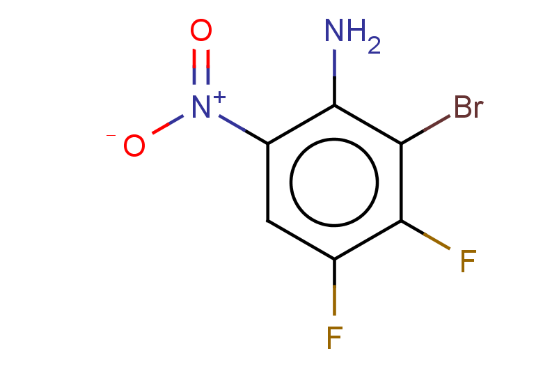 2-bromo-3,4-difluoro-6-nitroaniline