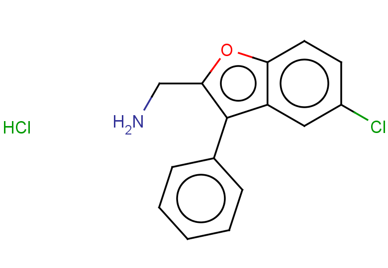 (5-chloro-3-phenyl-1-benzofuran-2-yl)methanamine hydrochloride