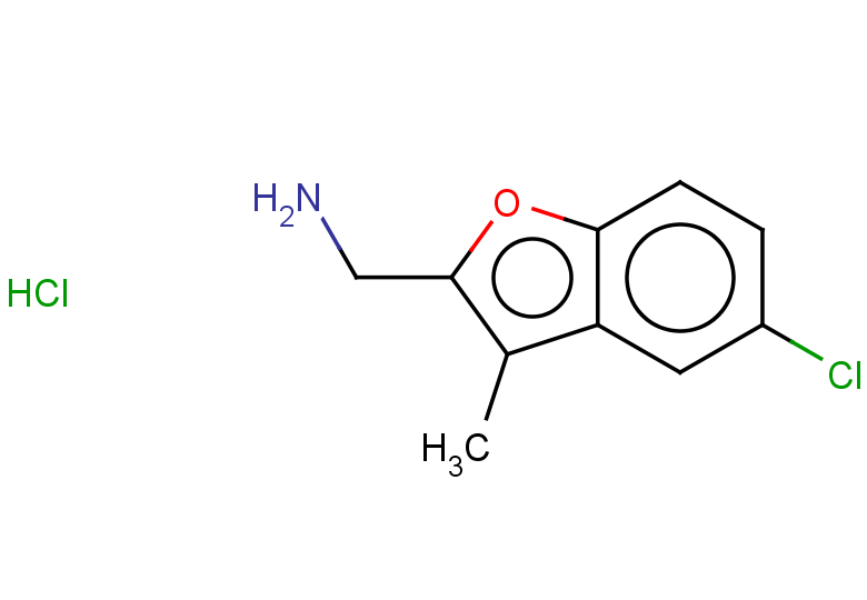 (5-chloro-3-methyl-1-benzofuran-2-yl)methanamine hydrochloride
