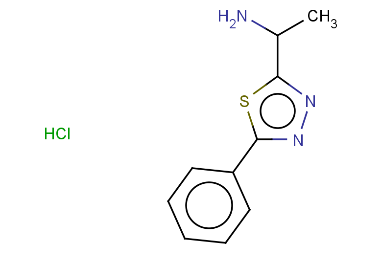 1-(5-phenyl-1,3,4-thiadiazol-2-yl)ethan-1-amine hydrochloride