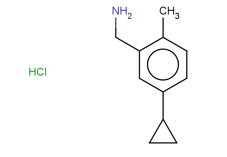 1-(5-cyclopropyl-2-methylphenyl)methanamine hydrochloride