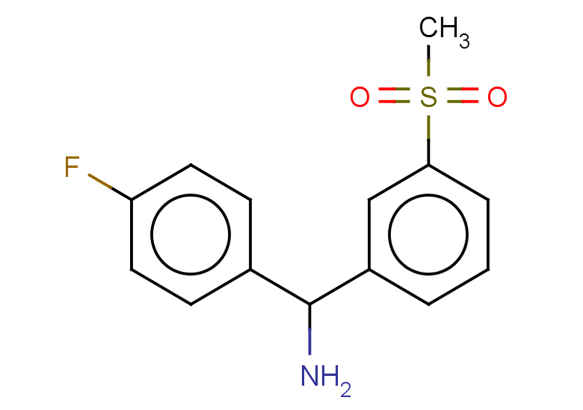 (4-fluorophenyl)(3-methanesulfonylphenyl)methanamine