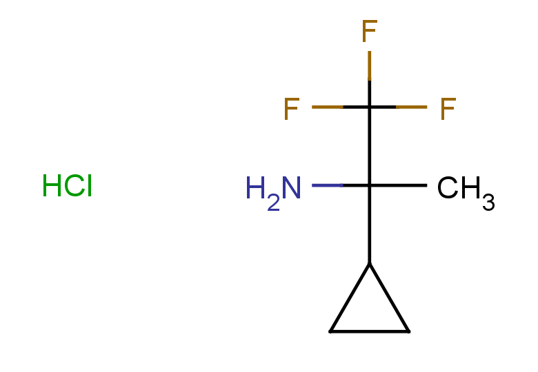 2-cyclopropyl-1,1,1-trifluoropropan-2-amine hydrochloride