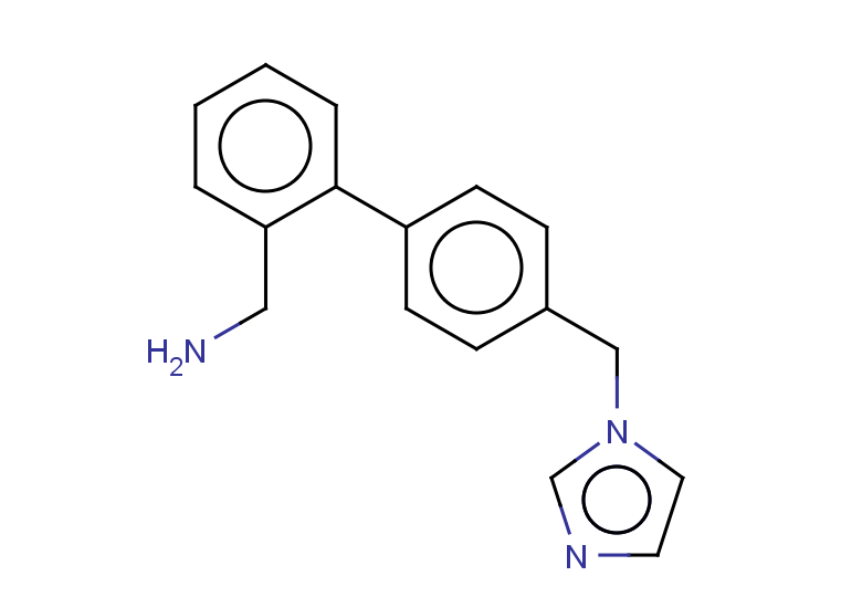 {2-[4-(1H-imidazol-1-ylmethyl)phenyl]phenyl}methanamine