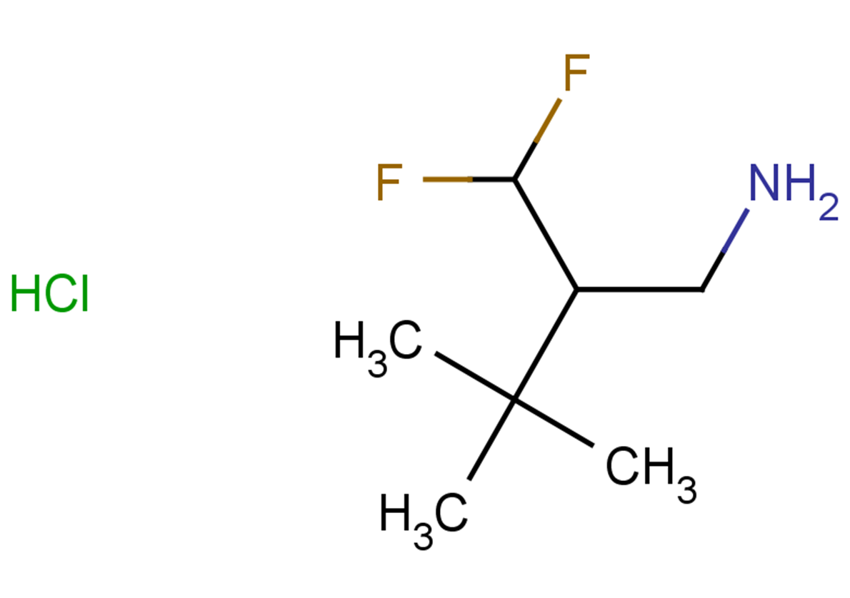 2-(aminomethyl)-1,1-difluoro-3,3-dimethylbutane hydrochloride
