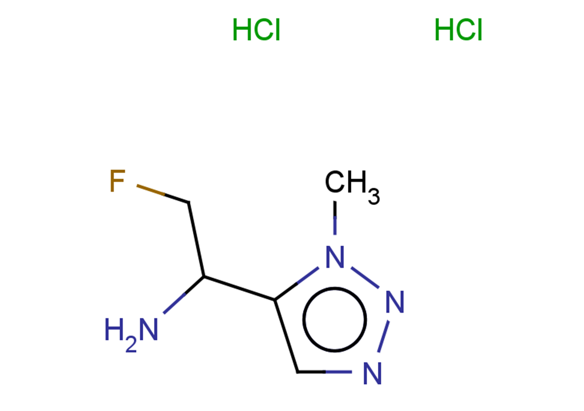 2-fluoro-1-(1-methyl-1H-1,2,3-triazol-5-yl)ethan-1-amine dihydrochloride