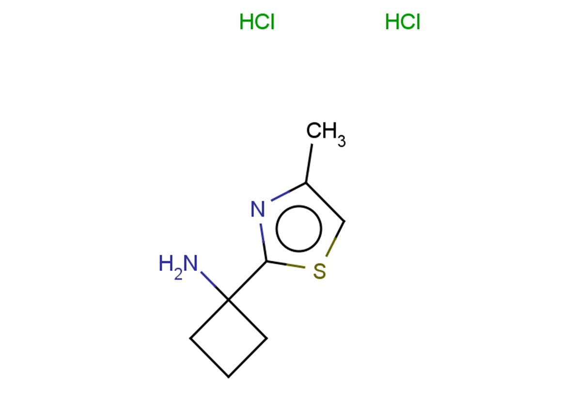 1-(4-methyl-1,3-thiazol-2-yl)cyclobutan-1-amine dihydrochloride
