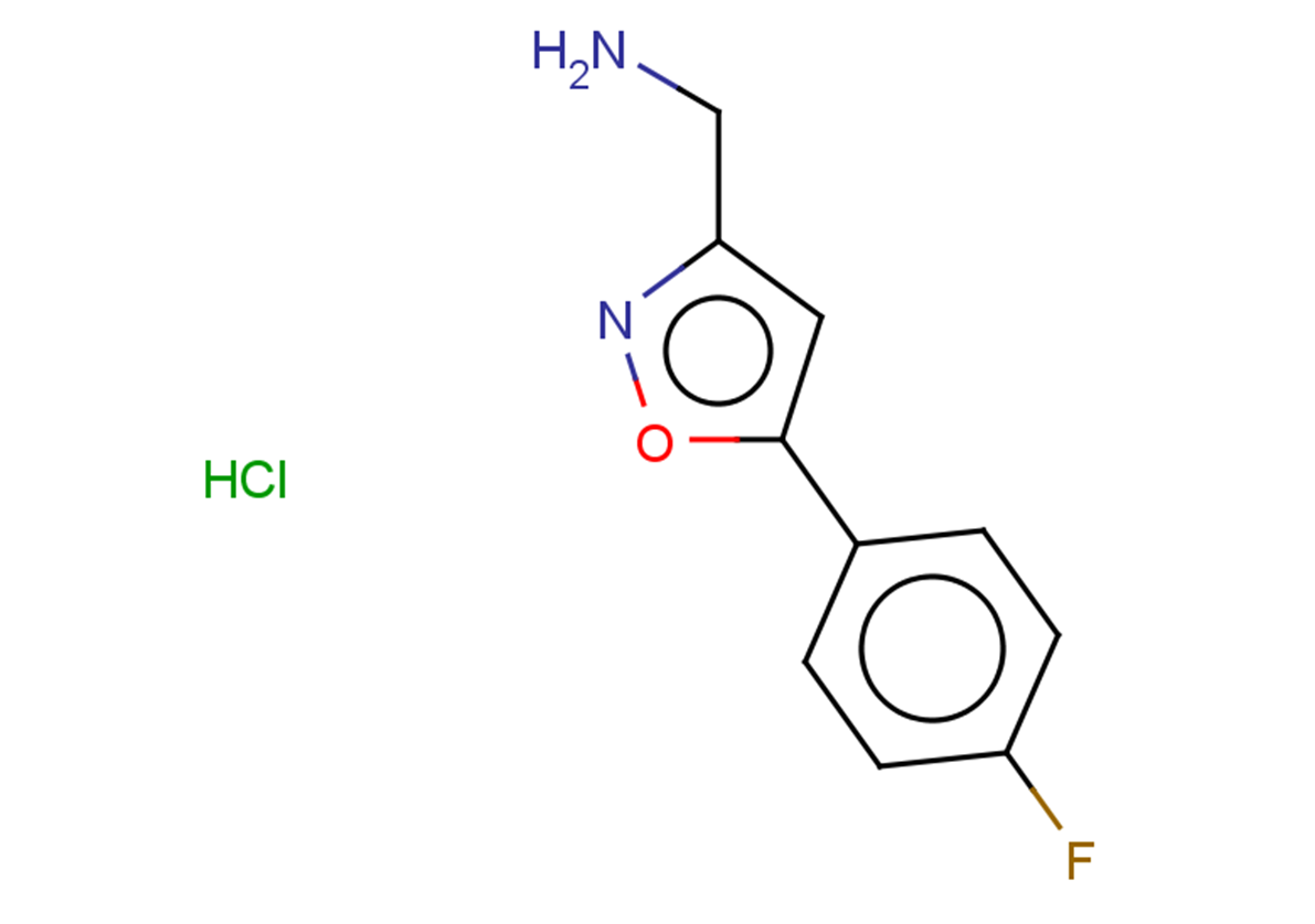 [5-(4-fluorophenyl)-1,2-oxazol-3-yl]methanamine hydrochloride