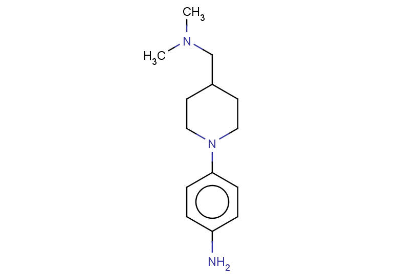 4-{4-[(dimethylamino)methyl]piperidin-1-yl}aniline