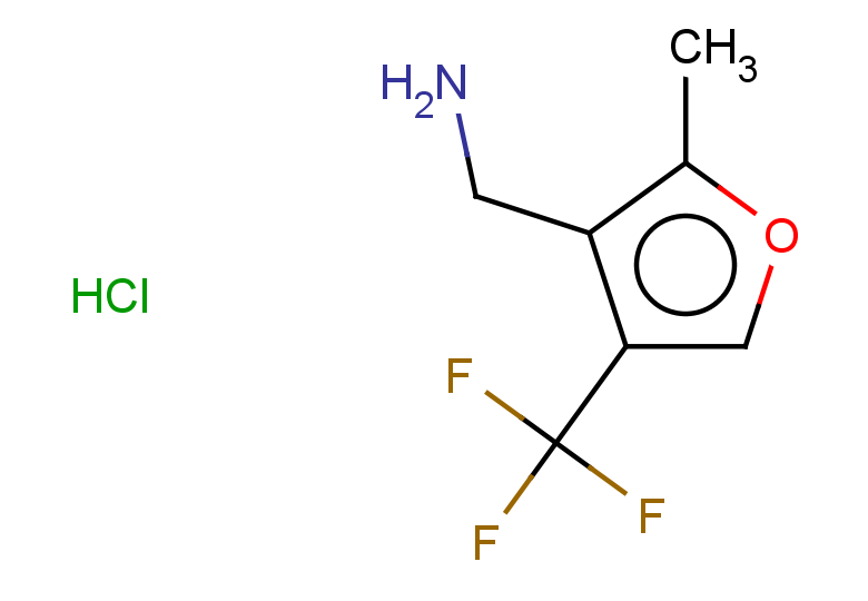 [2-methyl-4-(trifluoromethyl)furan-3-yl]methanamine hydrochloride