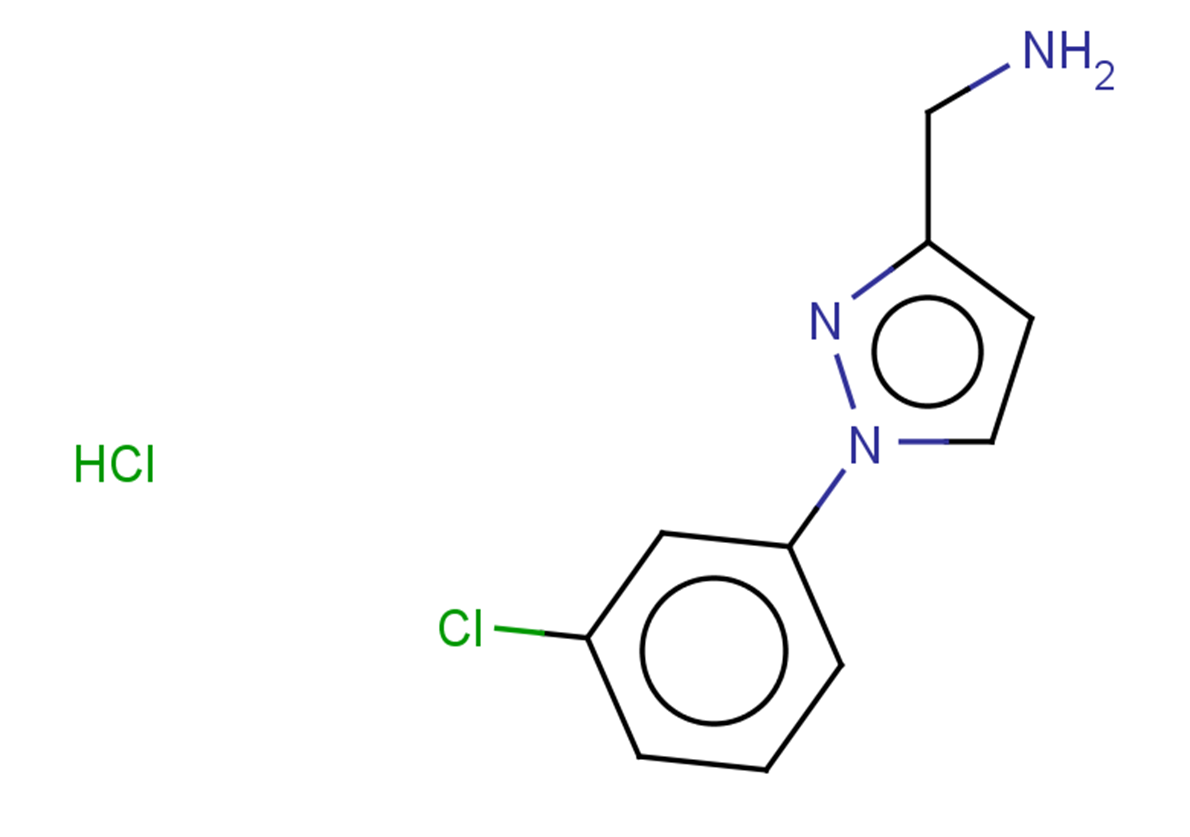 [1-(3-chlorophenyl)-1H-pyrazol-3-yl]methanamine hydrochloride