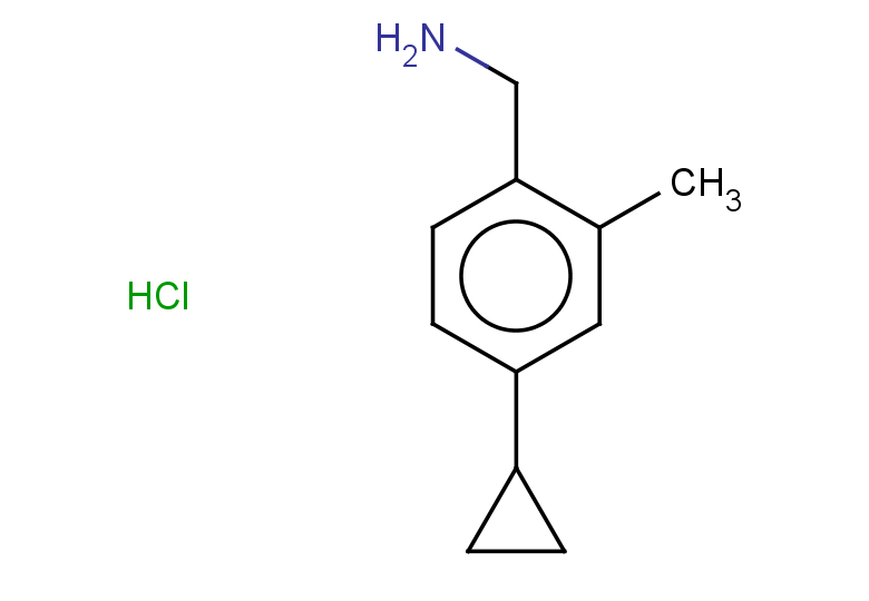 1-(4-cyclopropyl-2-methylphenyl)methanamine hydrochloride