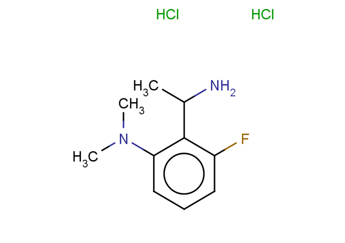 2-(1-aminoethyl)-3-fluoro-N,N-dimethylaniline dihydrochloride