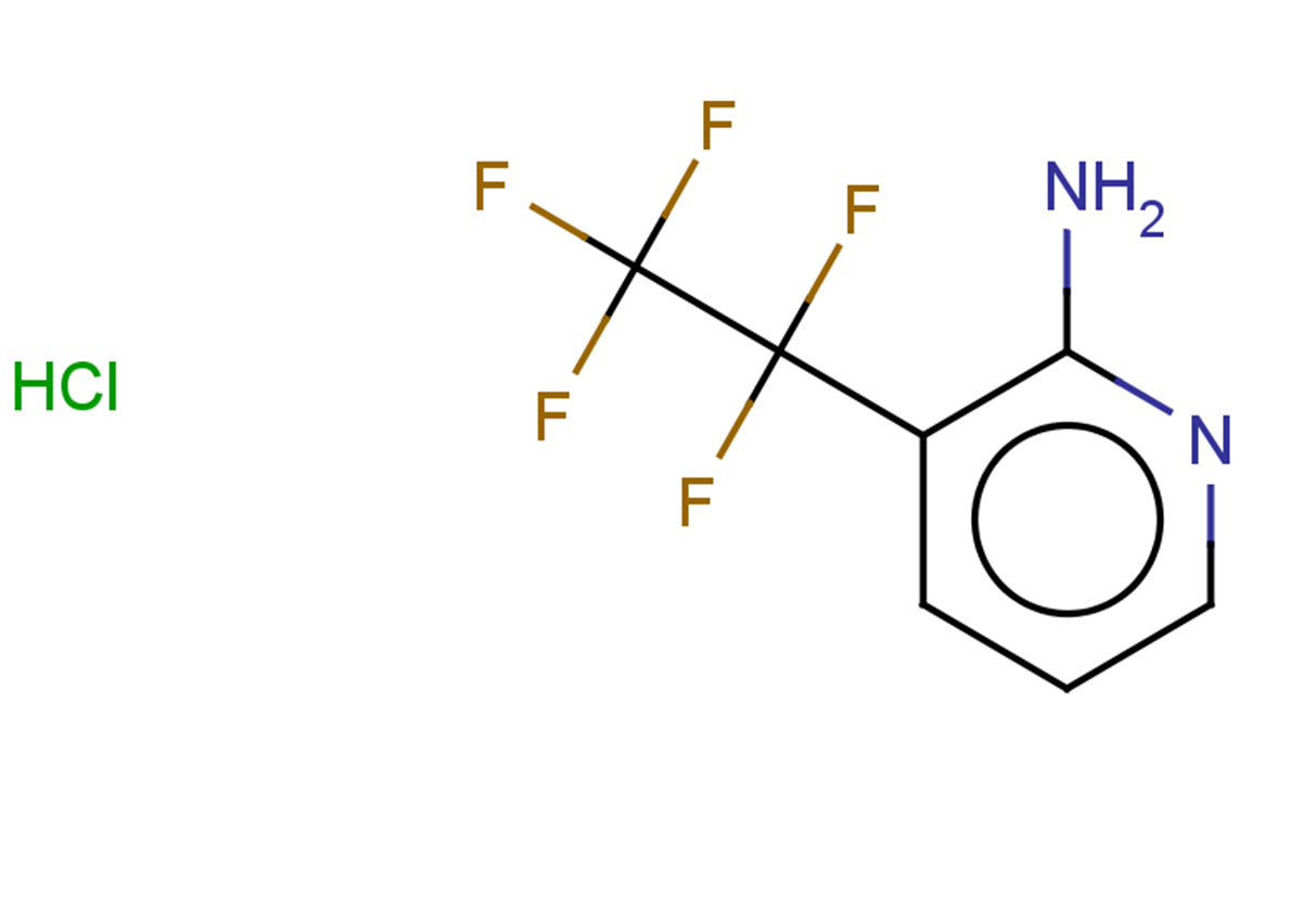 3-(1,1,2,2,2-pentafluoroethyl)pyridin-2-amine hydrochloride