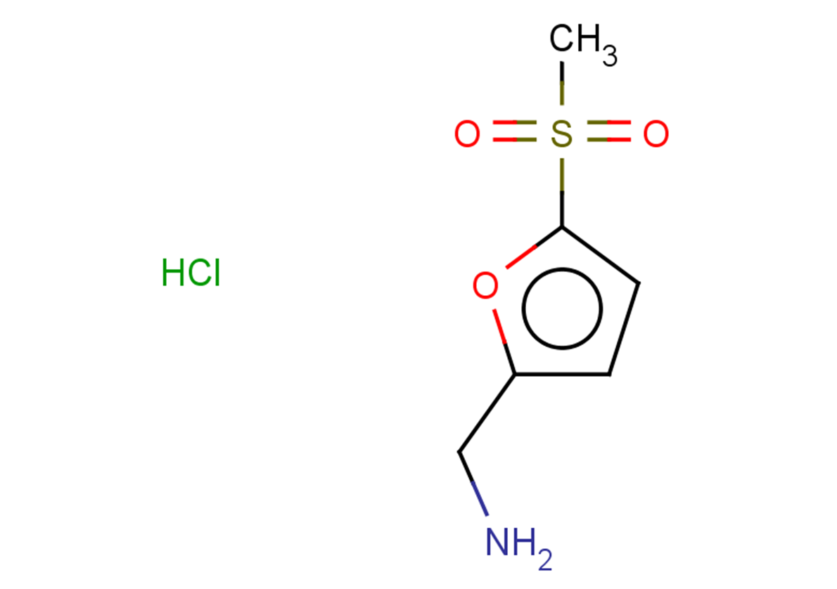 (5-methanesulfonylfuran-2-yl)methanamine hydrochloride