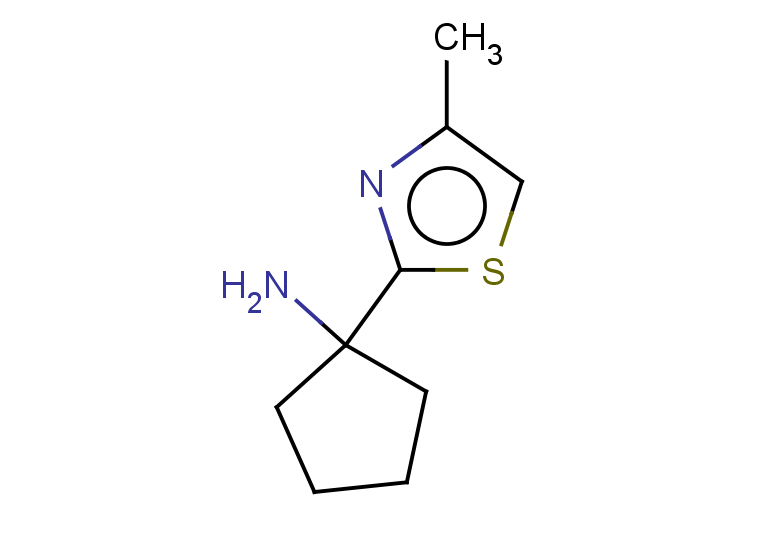 1-(4-methyl-1,3-thiazol-2-yl)cyclopentan-1-amine