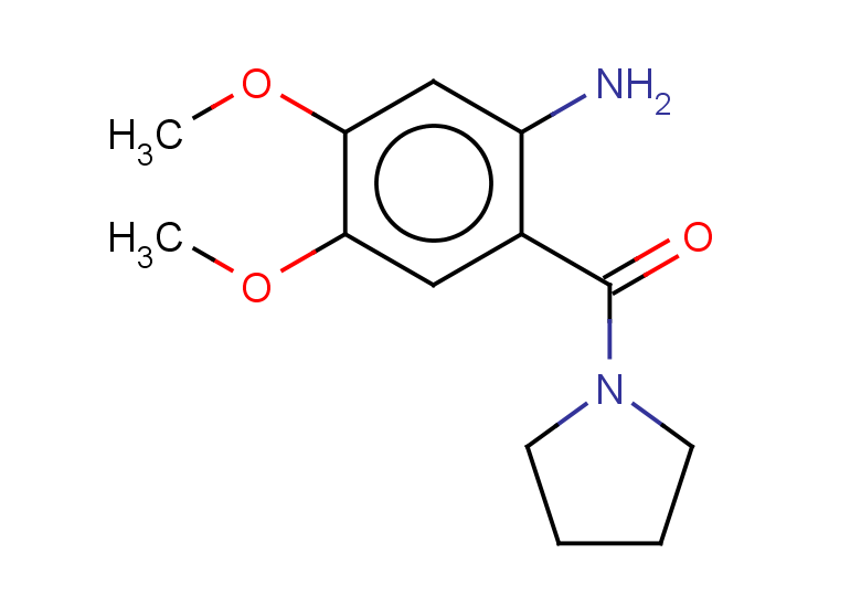 4,5-dimethoxy-2-(pyrrolidine-1-carbonyl)aniline
