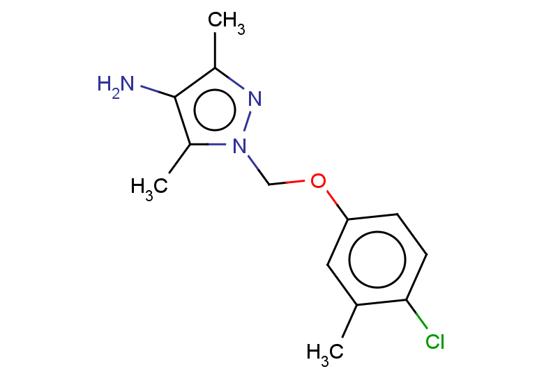 1-[(4-chloro-3-methylphenoxy)methyl]-3,5-dimethyl-1H-pyrazol-4-amine