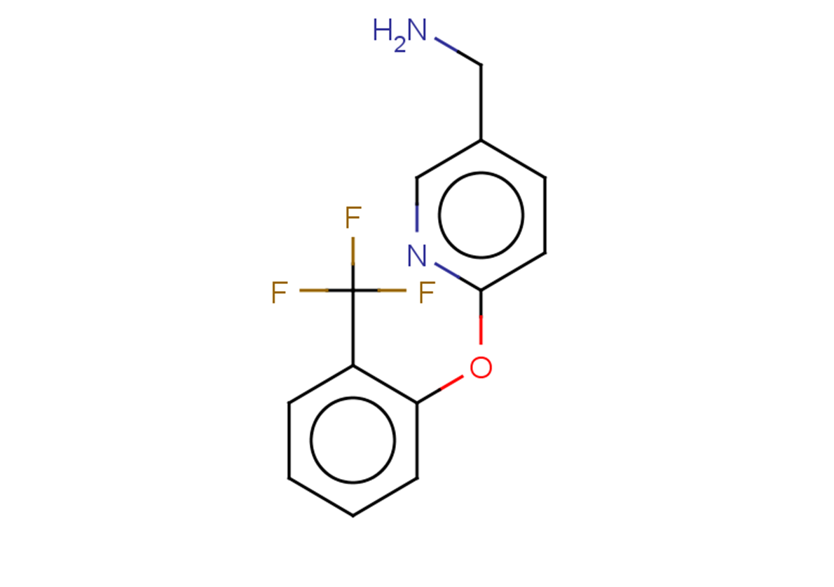 {6-[2-(trifluoromethyl)phenoxy]pyridin-3-yl}methanamine