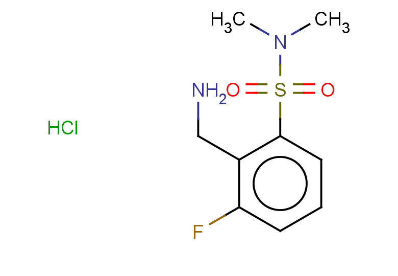 2-(aminomethyl)-3-fluoro-N,N-dimethylbenzene-1-sulfonamide hydrochloride