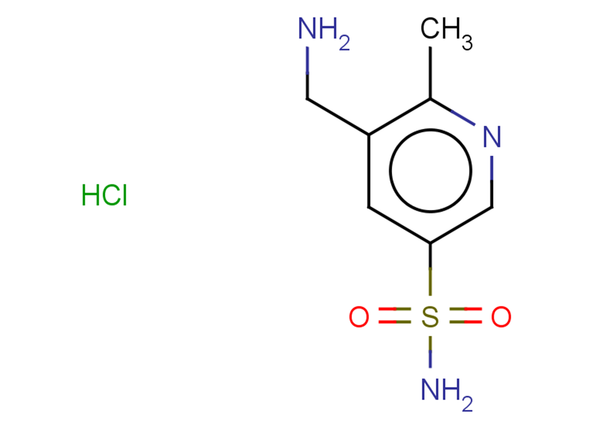 5-(aminomethyl)-6-methylpyridine-3-sulfonamide hydrochloride