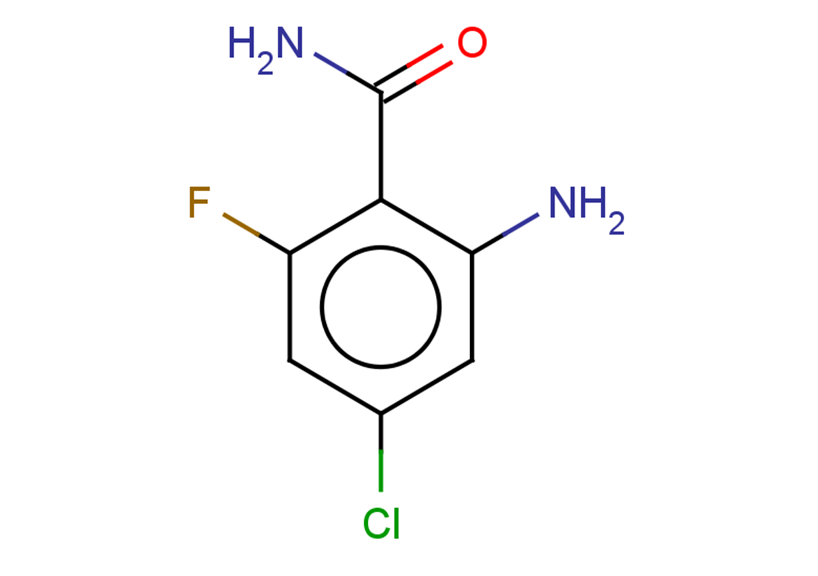 2-amino-4-chloro-6-fluorobenzamide