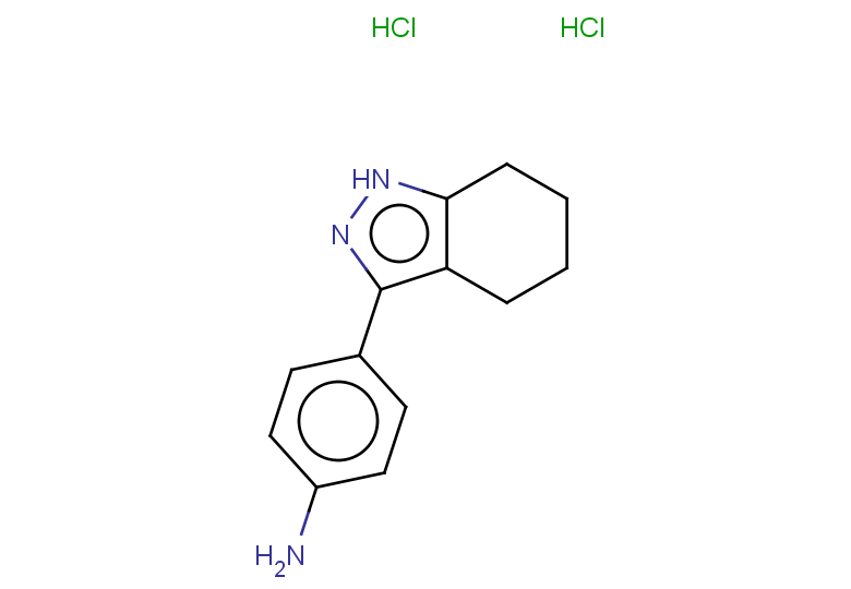 4-(4,5,6,7-tetrahydro-1H-indazol-3-yl)aniline dihydrochloride