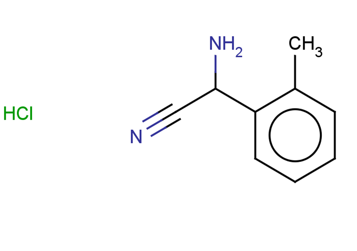 2-amino-2-(2-methylphenyl)acetonitrile hydrochloride