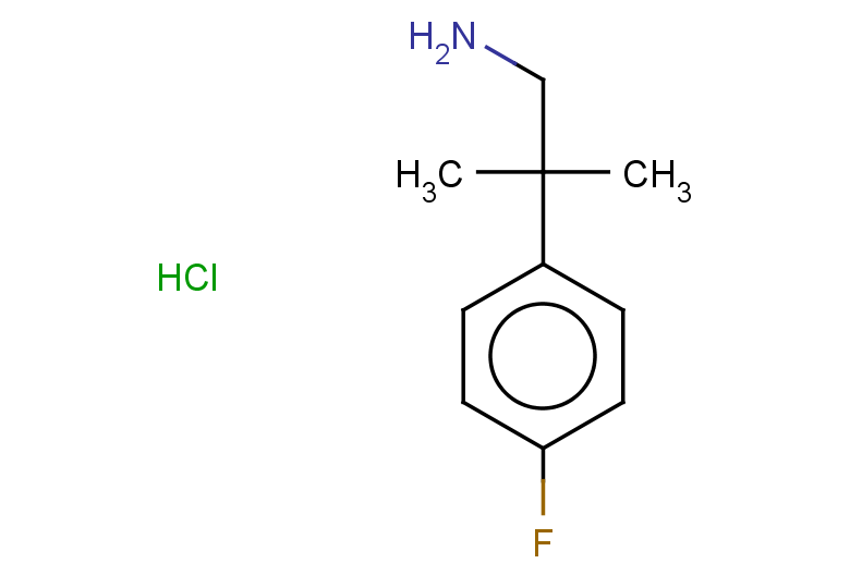 2-(4-fluorophenyl)-2-methylpropan-1-amine hydrochloride