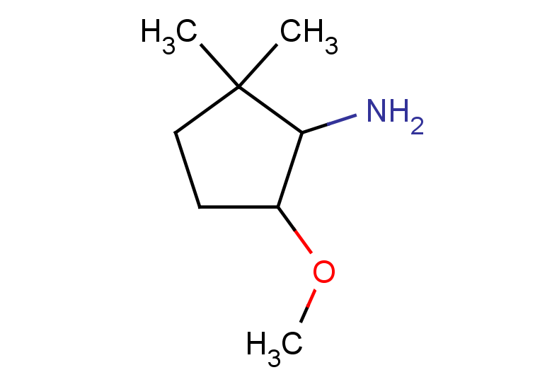 5-methoxy-2,2-dimethylcyclopentan-1-amine, Mixture of diastereomers