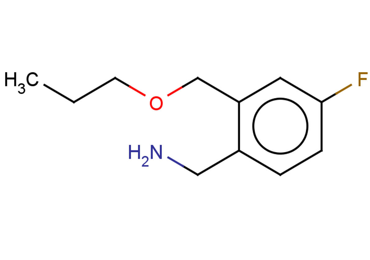 1-[4-fluoro-2-(propoxymethyl)phenyl]methanamine