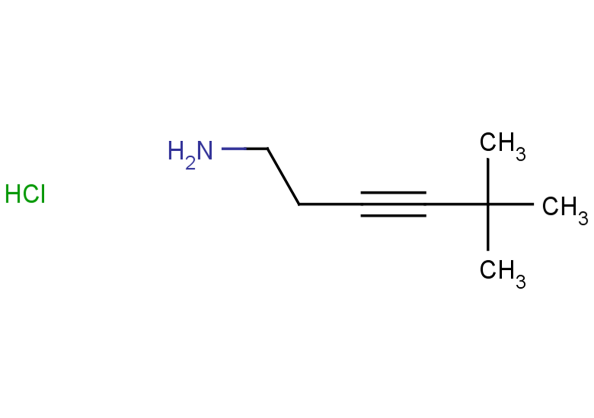 5,5-dimethylhex-3-yn-1-amine hydrochloride