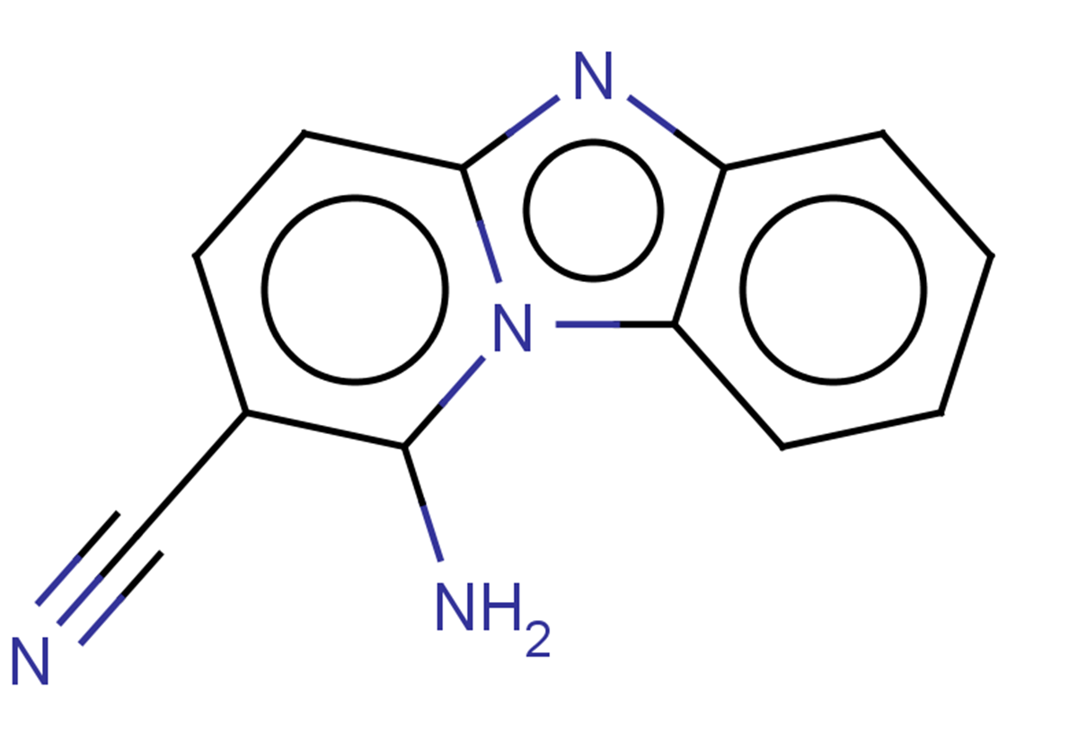 13-amino-1,8-diazatricyclo[7.4.0.0,2,7]trideca-2,4,6,8,10,12-hexaene-12-carbonitrile