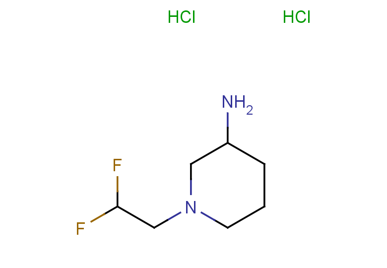 1-(2,2-difluoroethyl)piperidin-3-amine dihydrochloride