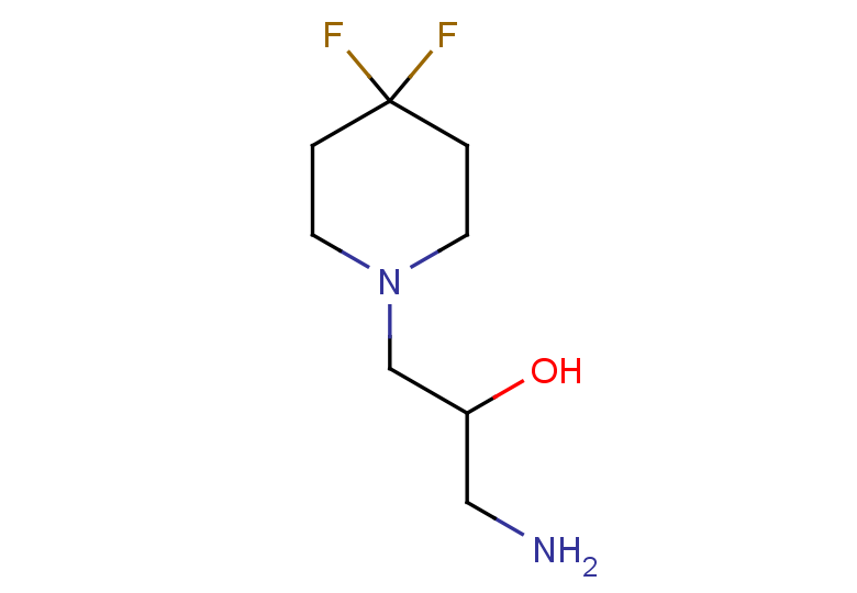 1-amino-3-(4,4-difluoropiperidin-1-yl)propan-2-ol
