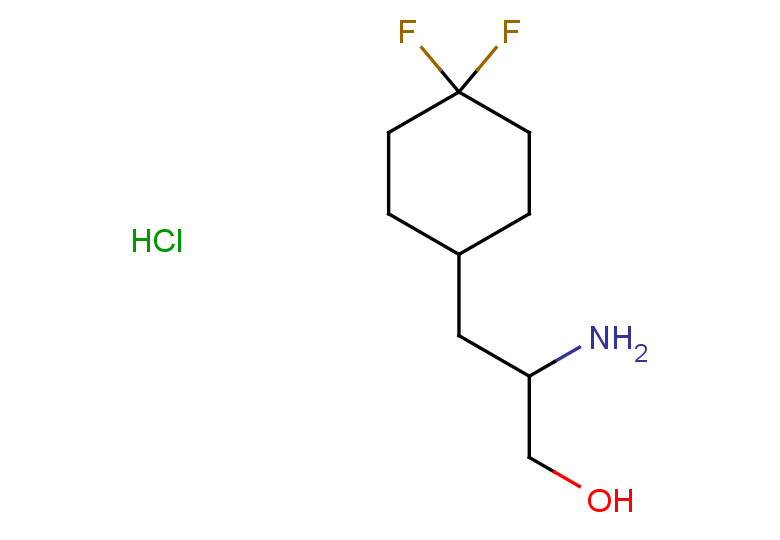 2-amino-3-(4,4-difluorocyclohexyl)propan-1-ol hydrochloride