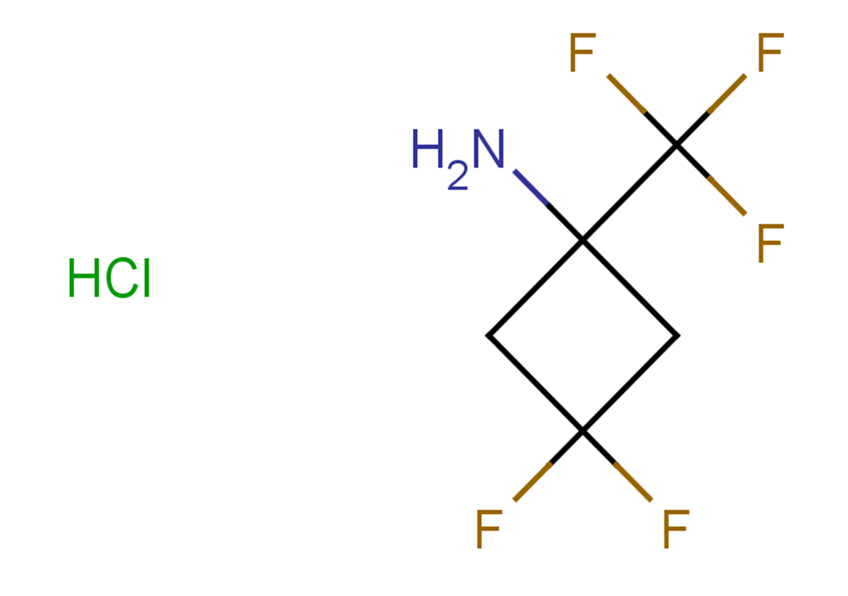 3,3-difluoro-1-(trifluoromethyl)cyclobutan-1-amine hydrochloride