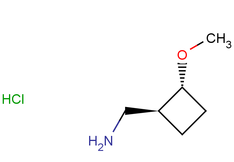 rac-1-[(1R,2S)-2-methoxycyclobutyl]methanamine hydrochloride, trans