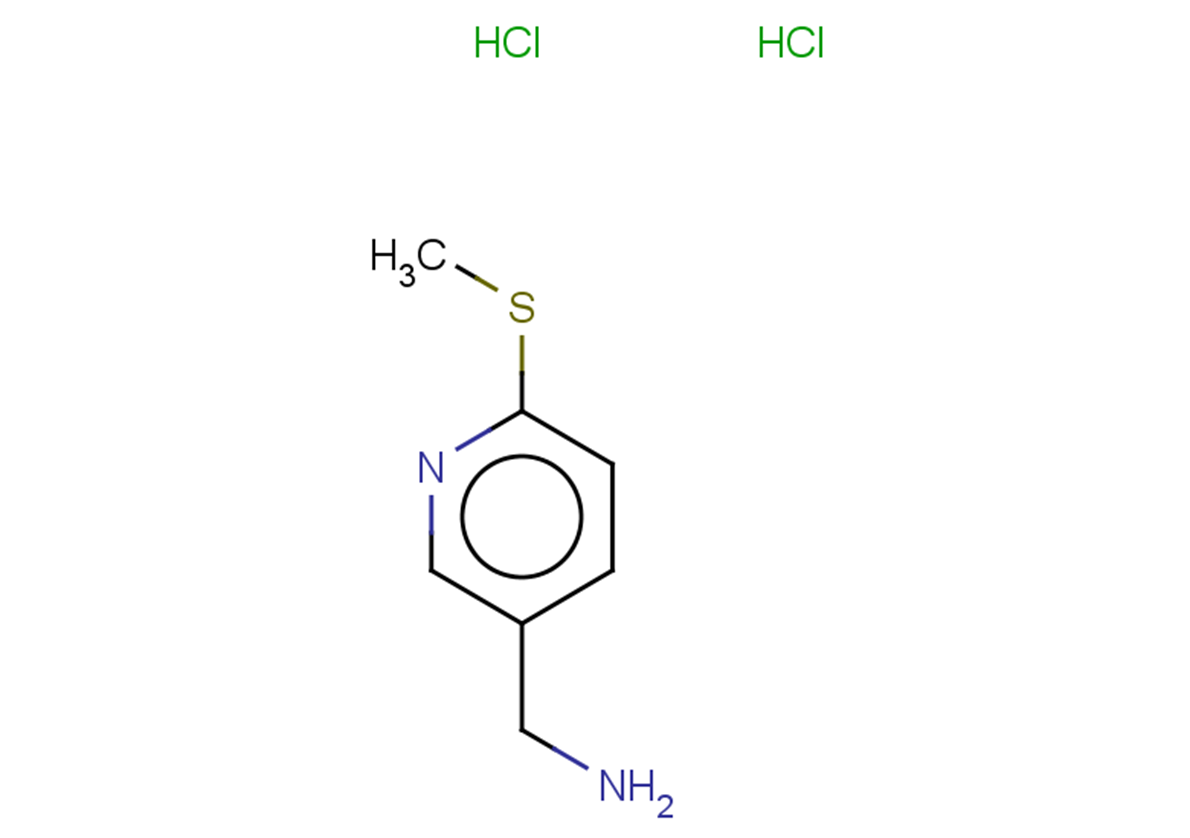 1-[6-(methylsulfanyl)pyridin-3-yl]methanamine dihydrochloride