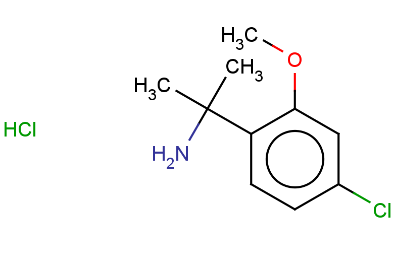2-(4-chloro-2-methoxyphenyl)propan-2-amine hydrochloride