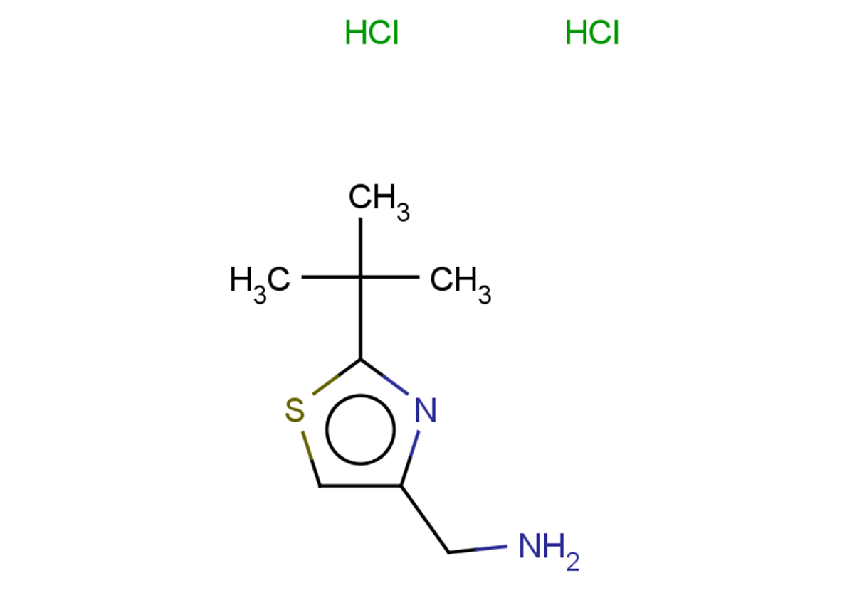 1-(2-tert-butyl-1,3-thiazol-4-yl)methanamine dihydrochloride