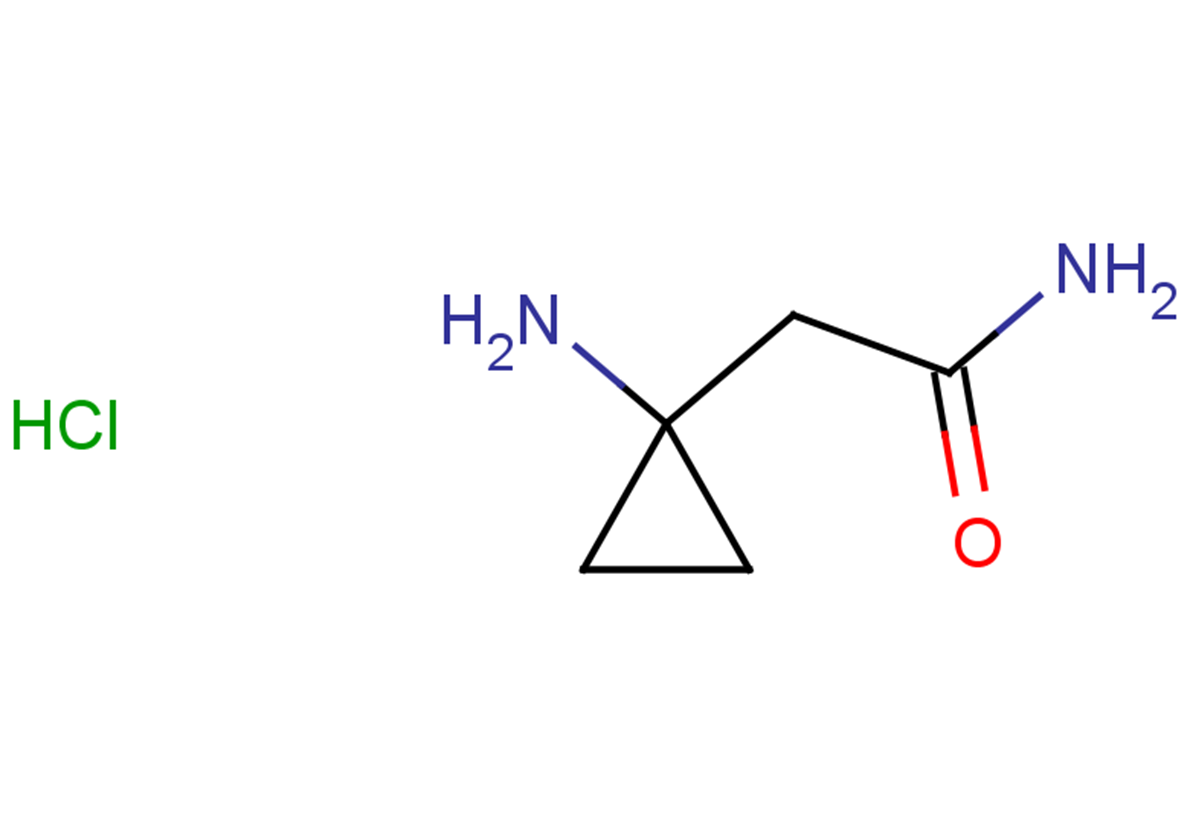 2-(1-aminocyclopropyl)acetamide hydrochloride