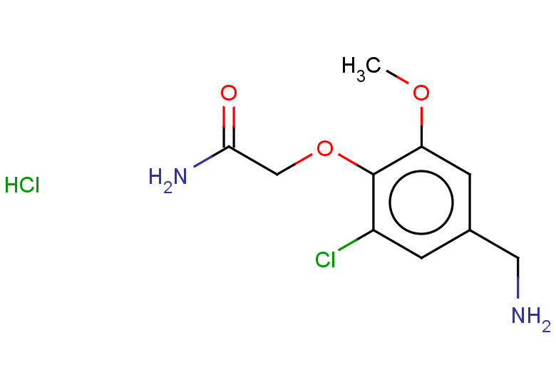 2-[4-(aminomethyl)-2-chloro-6-methoxyphenoxy]acetamide hydrochloride