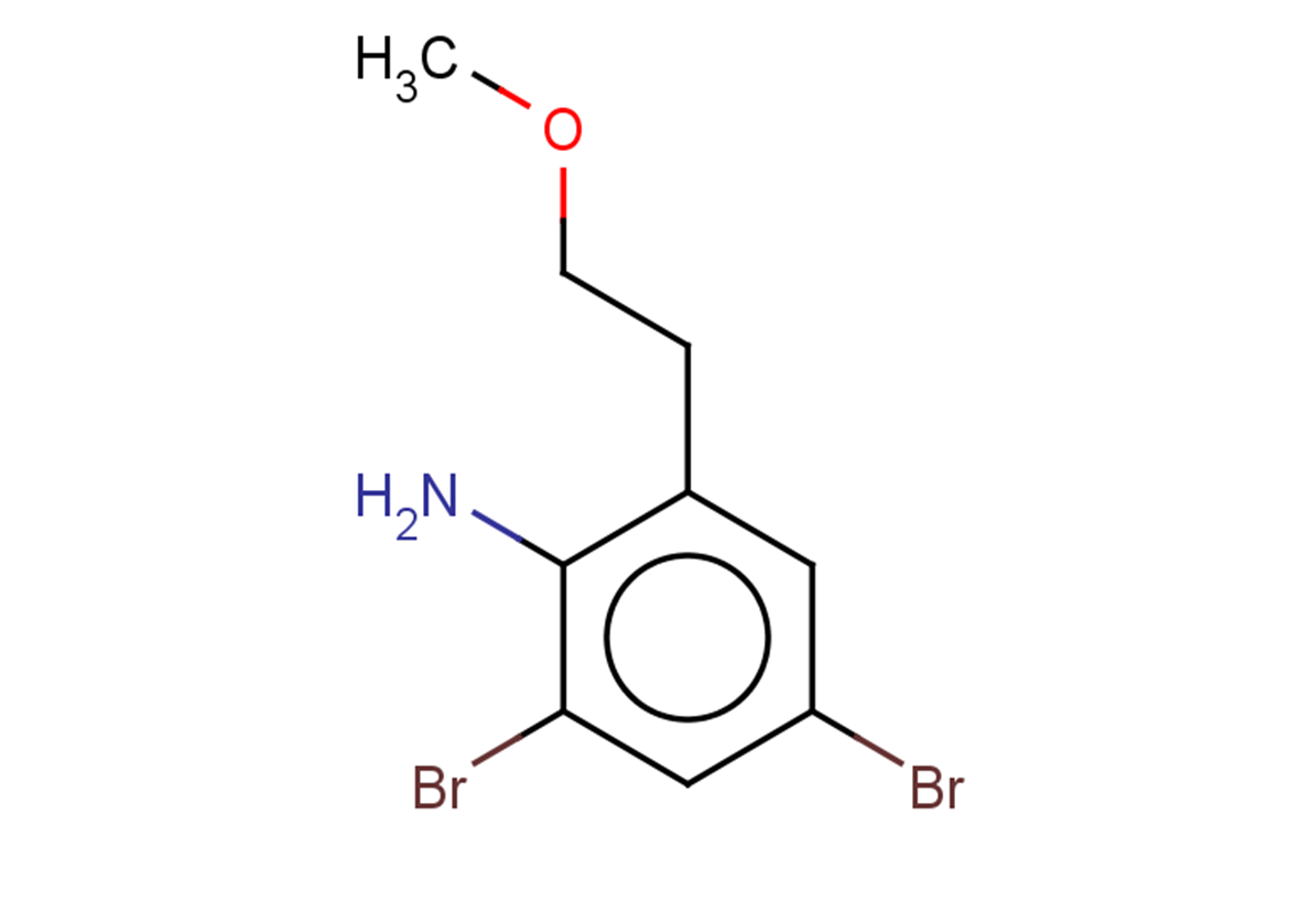 2,4-dibromo-6-(2-methoxyethyl)aniline